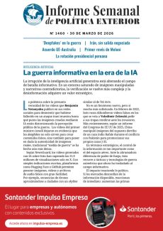 ‘DEEPFAKES’ EN LA GUERRA | IRÁN, SIN SALIDA NEGOCIADA ACUERDO UE-AUSTRALIA | PRIMER REVÉS DE MELONI LA ROTACIÓN PRESIDENCIAL PERUANA
LA GUERRA INFORMATIVA EN LA ERA DE LA IA