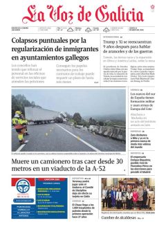 MUERE UN CAMIONERO TRAS CAER DESDE 30 METROS EN UN VIADUCTO DE LA A-52